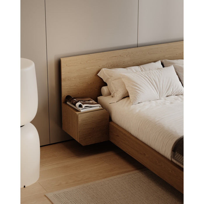 Bed Auxerre (Natural Wood)